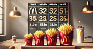 McDonald’s Fries Calories: Small, Medium, and Large