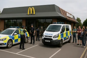 What Was the Scene Like at McDonald’s Filton During the Incident