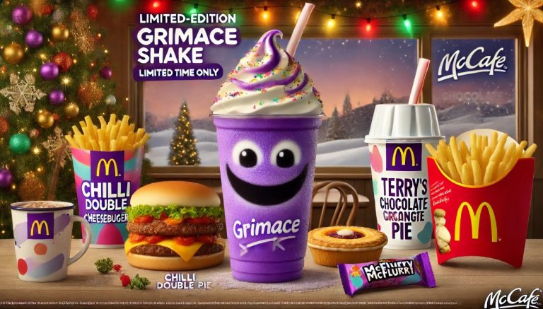 Last Chance for McDonald's Grimace Shake & Festive Treats