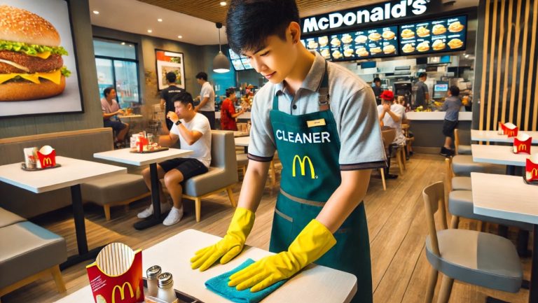 McDonald's Cleaner Salary