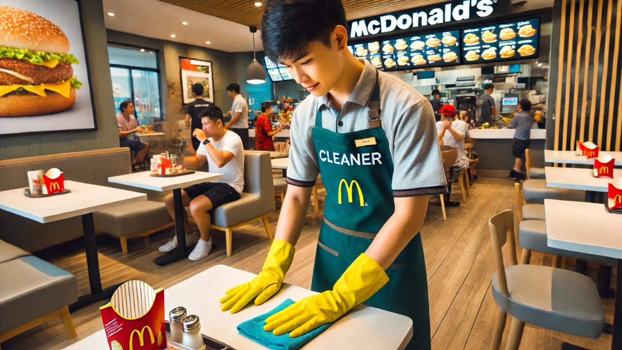McDonald's Cleaner Salary