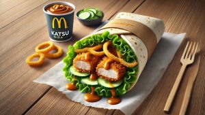mcdonald's katsu wrap