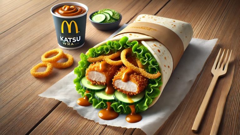 mcdonald's katsu wrap