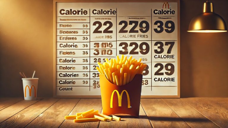 mcdonald's large fries calories