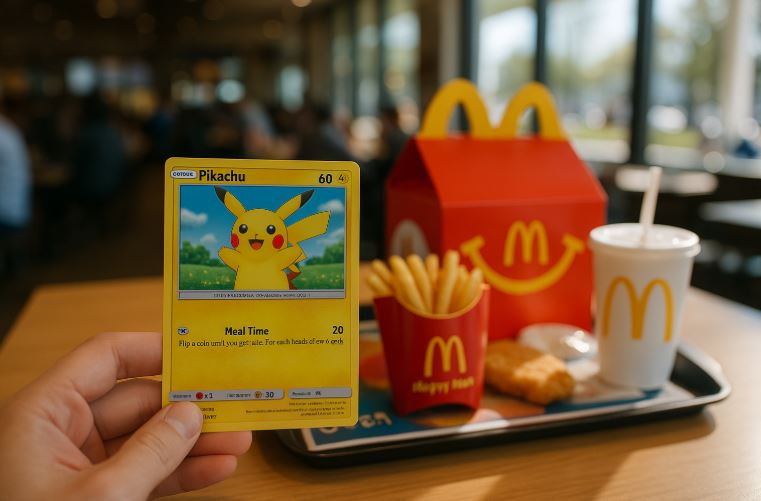 Pikachu McDonalds Card 2025