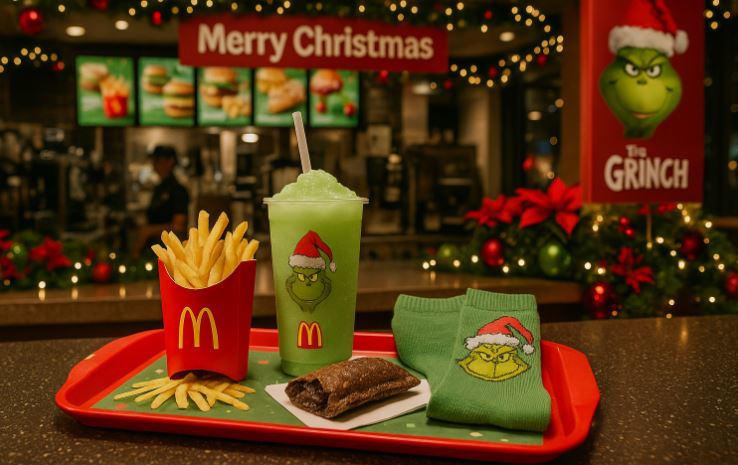 McDonalds Grinch Menu UK 2025
