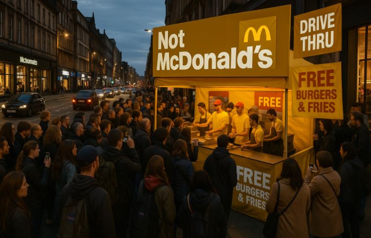 Not McDonalds Niko Drive-Thru Stunt